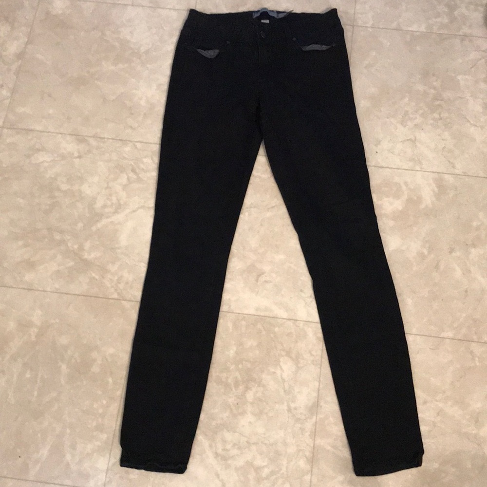 Paige Vintage Black Jeggings 26